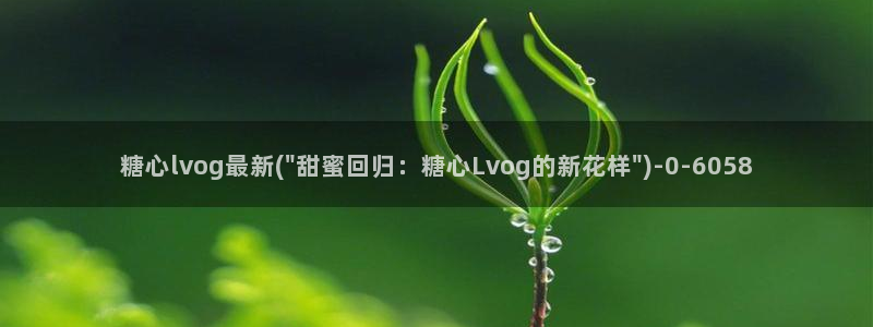 糖心vlog进入：糖心lvog最新(\